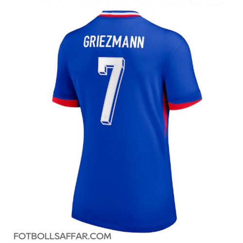 Frankrike Antoine Griezmann #7 Hemmatröja Dam EM 2024 Kortärmad